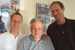 Gruppenbild mit Dr. Friedemann Lindmayer, Herrn Müller und Martin Schmitt